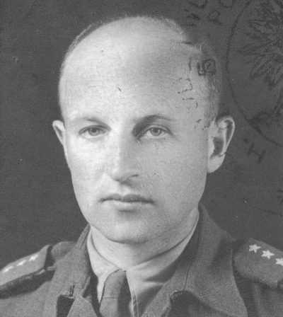 Capitano Wacław Buyko, il comandante della 2. Compagnia del 13. Battaglione della 5. Divisione Fanteria Kresowa. 