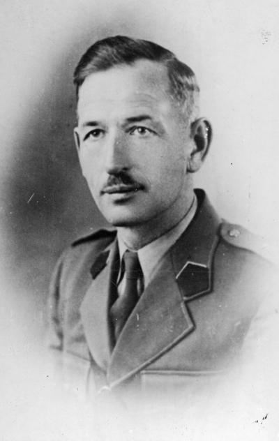 Tenente colonnello Karol Fanslau, il comandente del 4. Battaglione della 2. Brigata della 3. Divisione Fucilieri dei Carpazi.